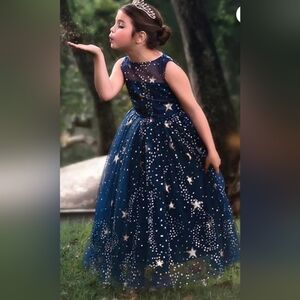 Trish SCULLY Antoinette Starry Night Blue Gown